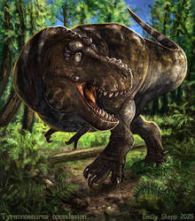 Tyrannosaurus rex Paleoart Commission