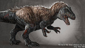 The End of Oak Street Allosaurus Fan Art