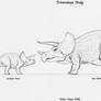 Pop-Culture Triceratops Design Study