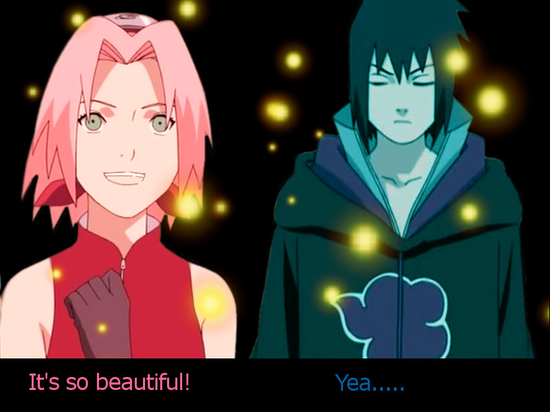 SasuSaku-Us in the light.....