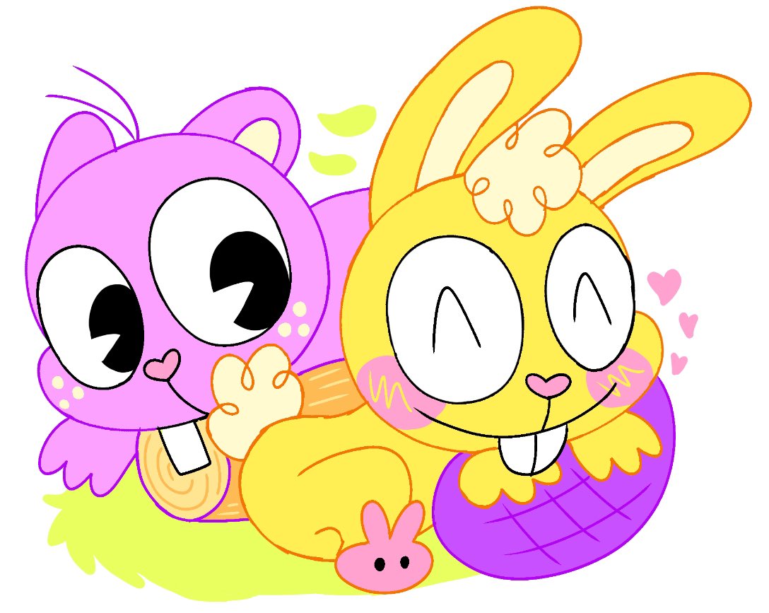 Cudless Toothy x Cuddles by ZarigoldXPC on DeviantArt