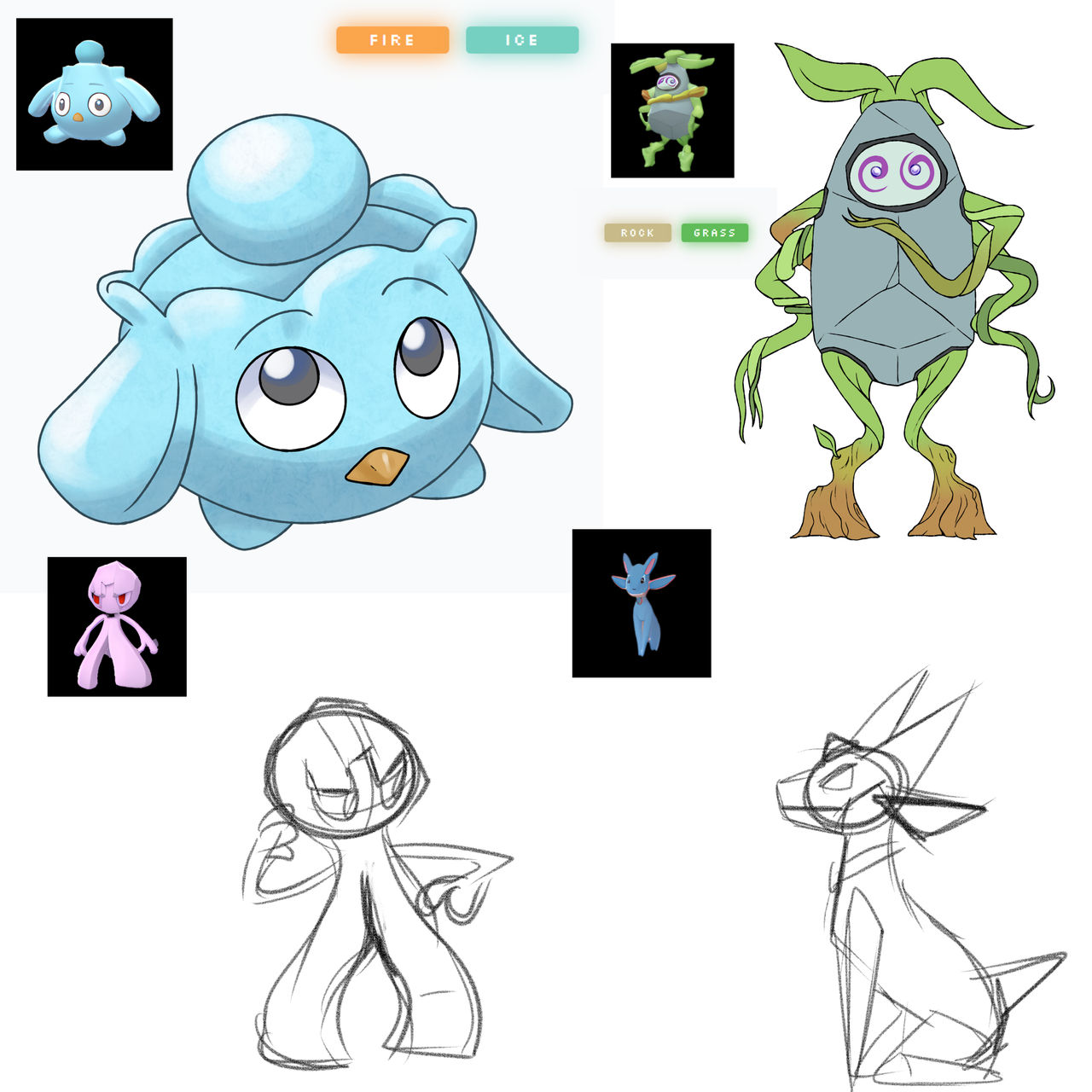 Threading Fakemon Fakemon by PaperBagedHead on DeviantArt