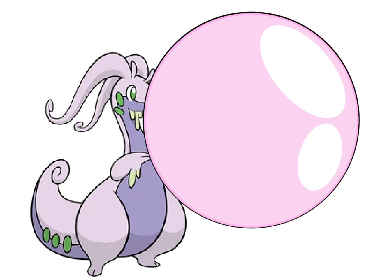 Goodra Inflatiob Goodra Blowing Bubble Gum by Tedster7800 on DeviantArt