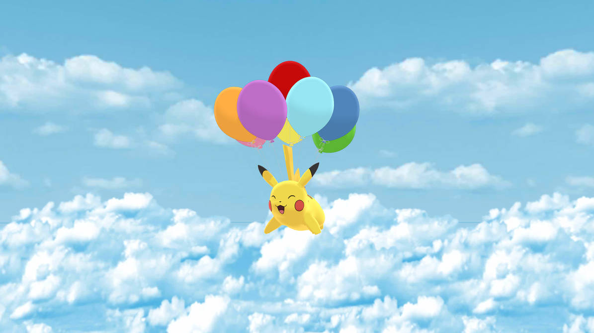 Floating Pikachu Flying Pikachu by Tedster7800 on DeviantArt