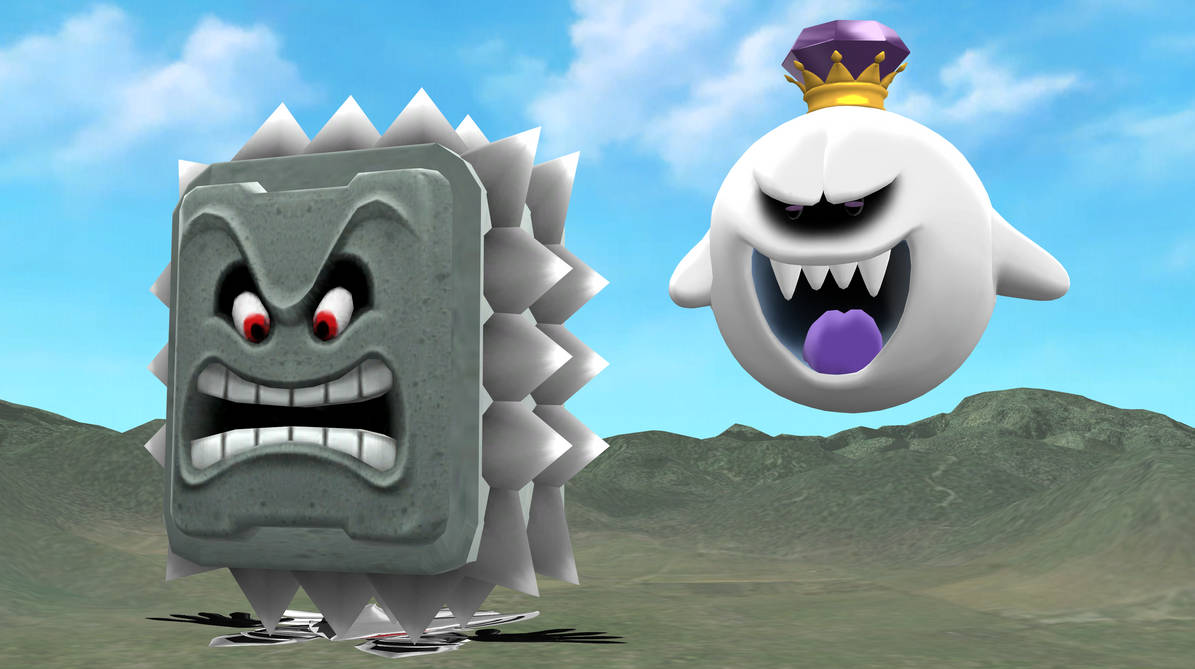 Infinite Being Crushed By A Thwomp by Tedster7800 on DeviantArt
