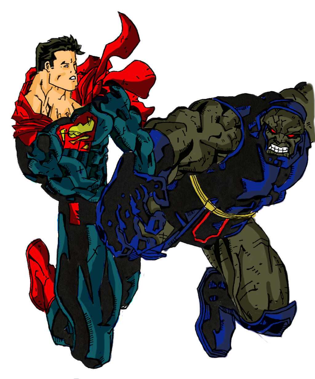 Superman Vs Darkseid By Rickstar316 On DeviantArt superman-vs-darkseid-by-rickstar316-on-deviantart