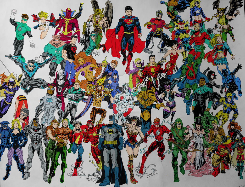 DC Heroes By Rickstar316 On DeviantArt