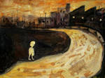 'boy At The Creek' 90cmx70cm by glenox66