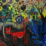 'orange Kitty' 103cmx76cm