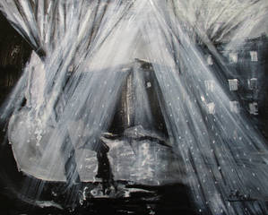 Light Through The Rain' 60cmx40cm