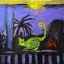 The Yellow Possum...60cmx40cm