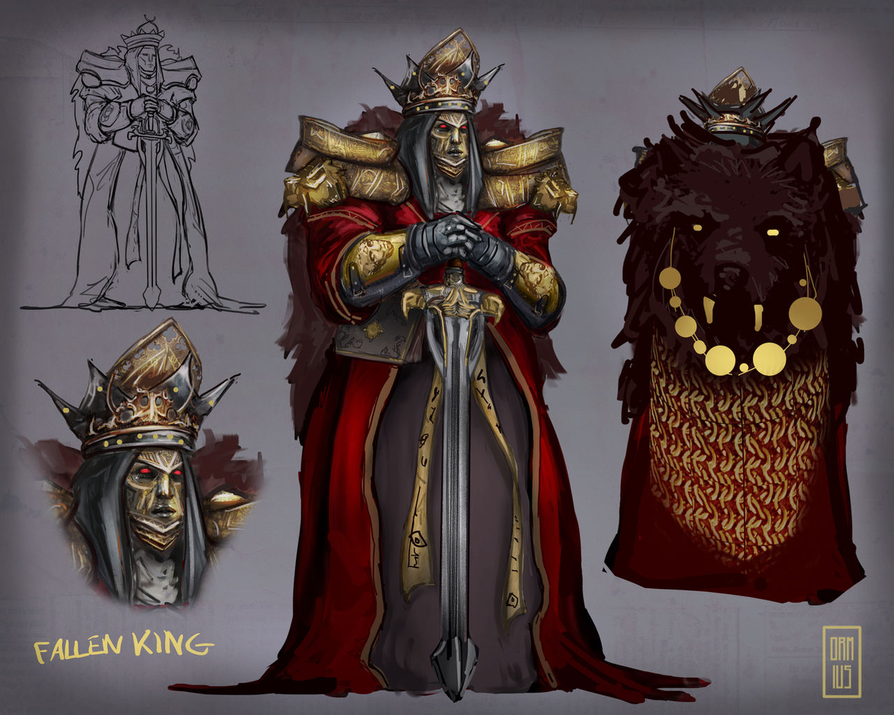 Fallen King concept by Ormius on DeviantArt