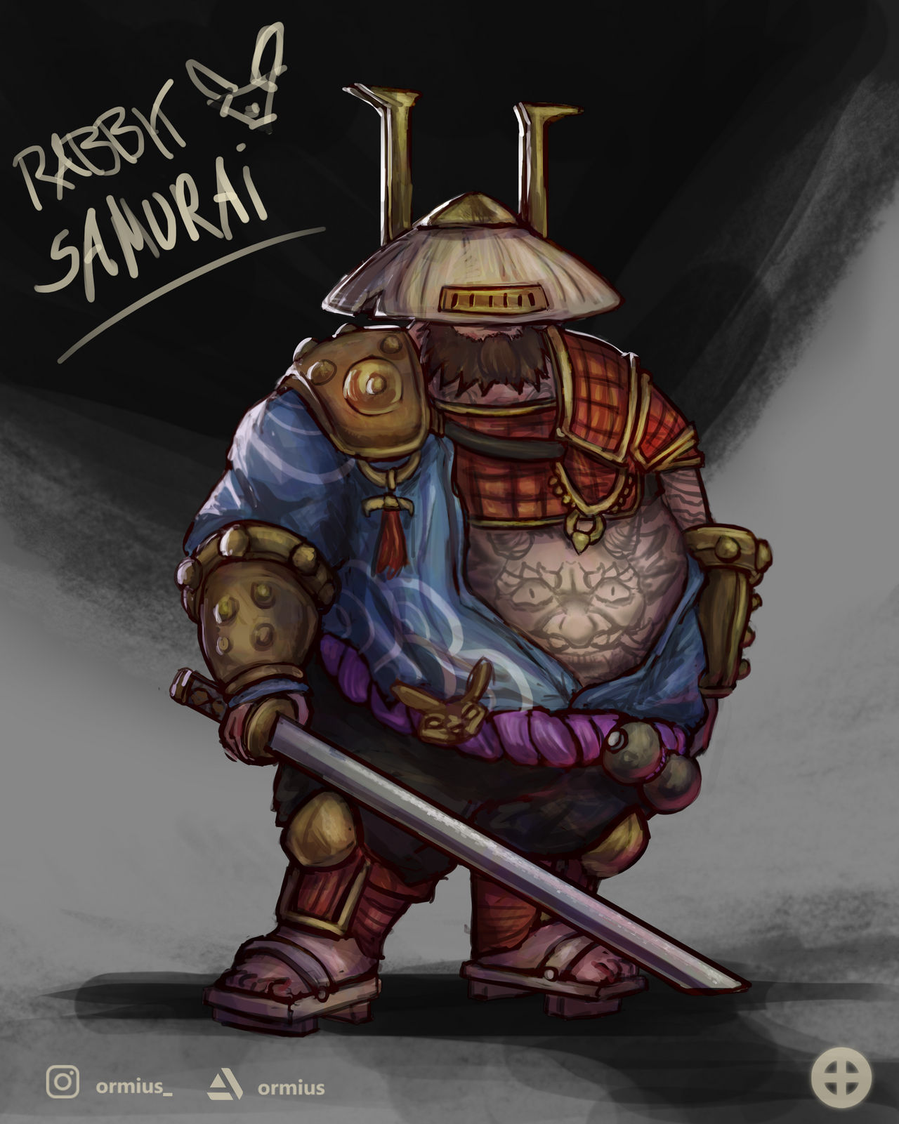 Rabbit Samurai by Ormius on DeviantArt