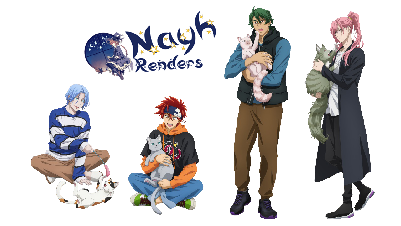 Sk8 Cats - render personagens by naydrawsign on DeviantArt