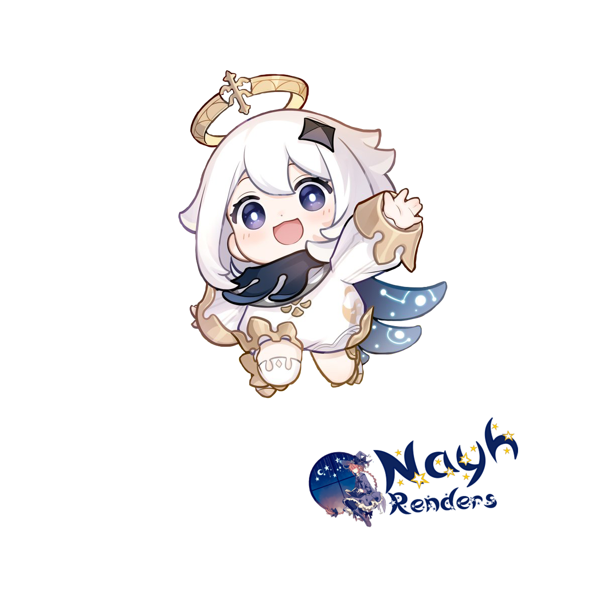 Paimon Chibi /22 by naydrawsign on DeviantArt