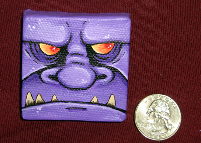 Purple Ogre Magnet