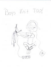 Boys knit too