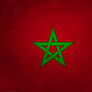 Morocco Flag Grunge