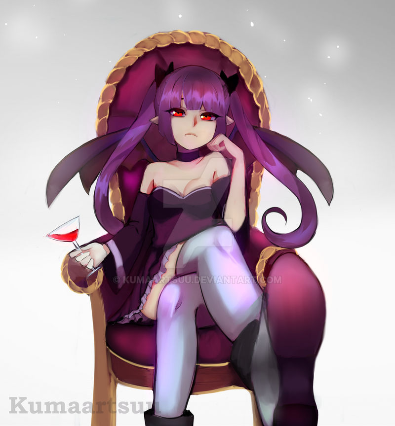 Sitting on a throne by Kumaartsuu on DeviantArt