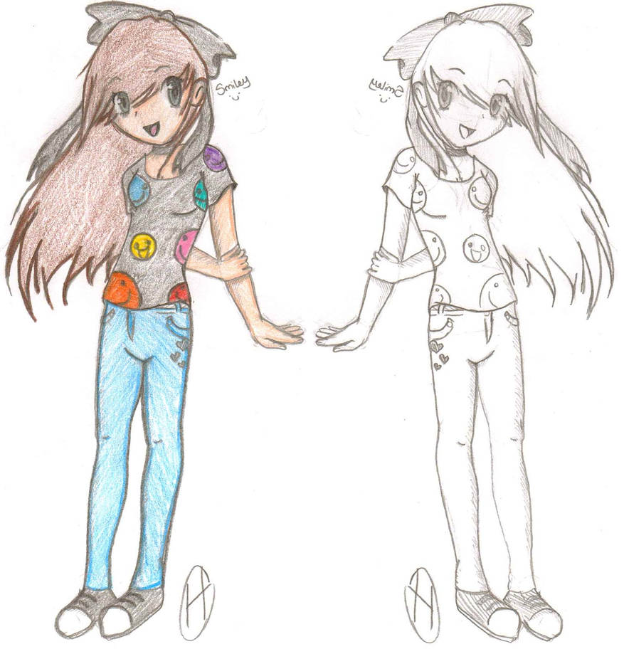Non Coloured Colored And Non-Colored by qtygirl23 on DeviantArt