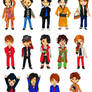 Keychains: Kamen Rider (Den-O, Fourze, OOO, W)