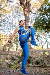 Chun Li Alpha Cosplay by caroangulito