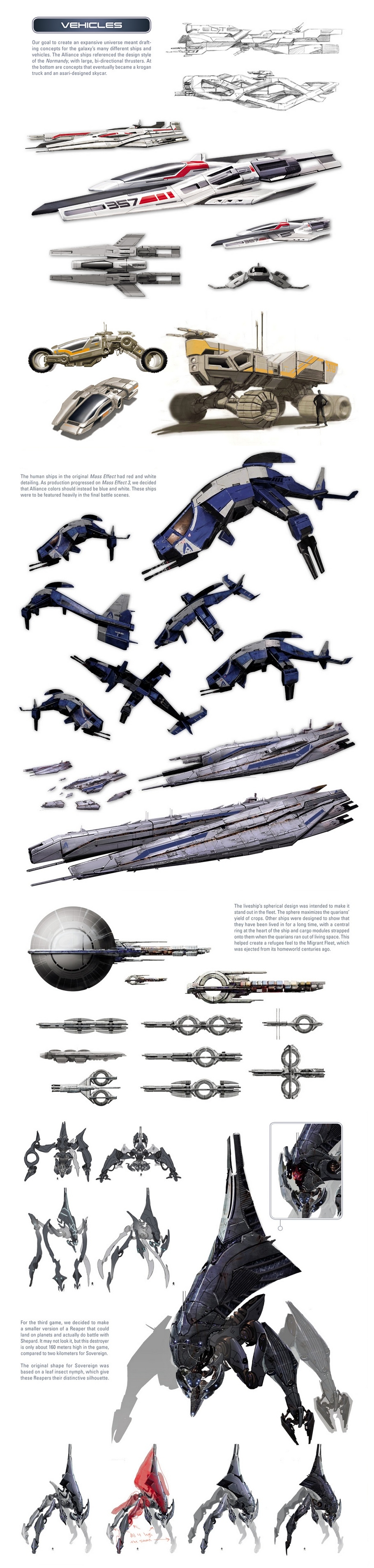 Mass Effect universe - ships and vehicles