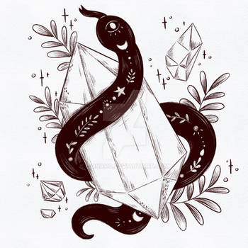 Inktober | Snake | Tattoo design