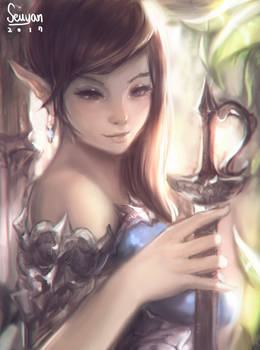 Elf girl portrait 4