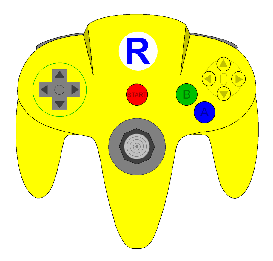 Custom N64 Controller (TransParent) by ryanly64 on DeviantArt