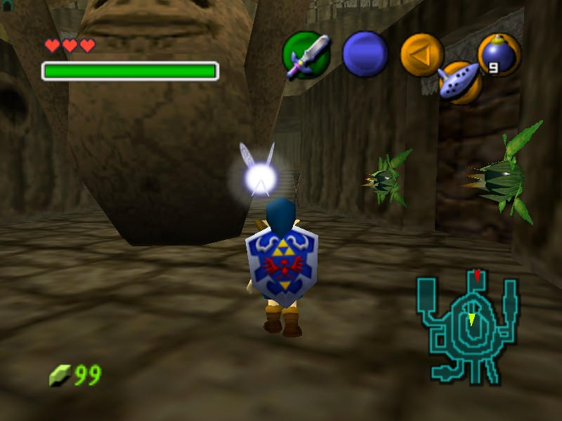 If Ocarina of Time had Majora's Mask's Hud by ryanly64 on DeviantArt