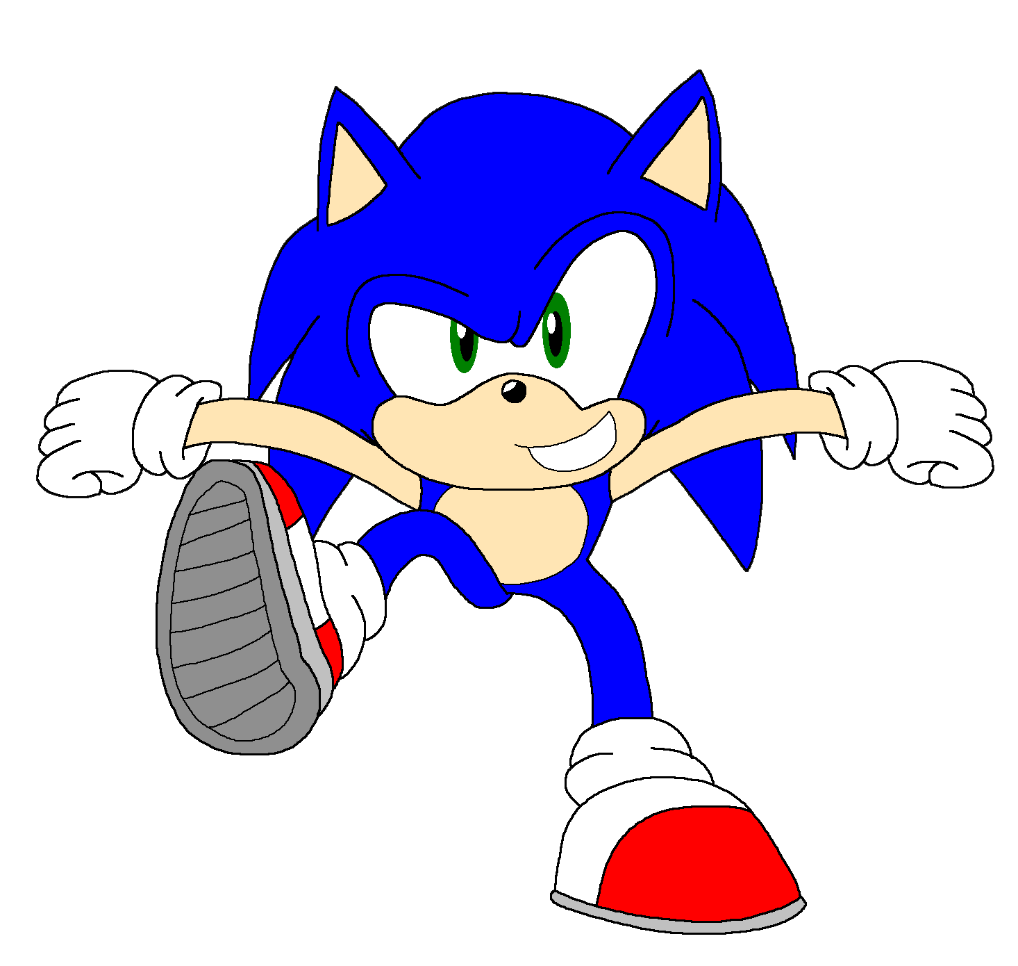 Sonic Running (Gif) by ryanly64 on DeviantArt Sonic Running (Gif) by ryanly64 on DeviantArt