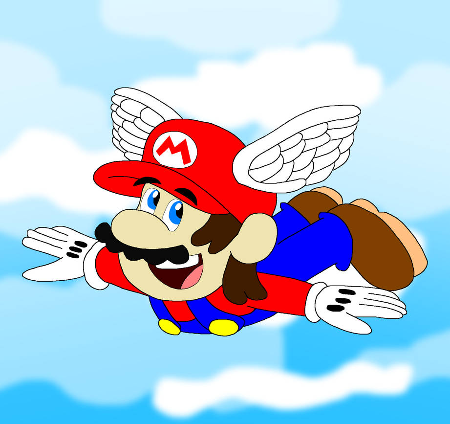 Winged Shell Mario Wing Mario (Artwork) by ryanly64 on DeviantArt