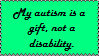 Autism is a Gift by MOJAL