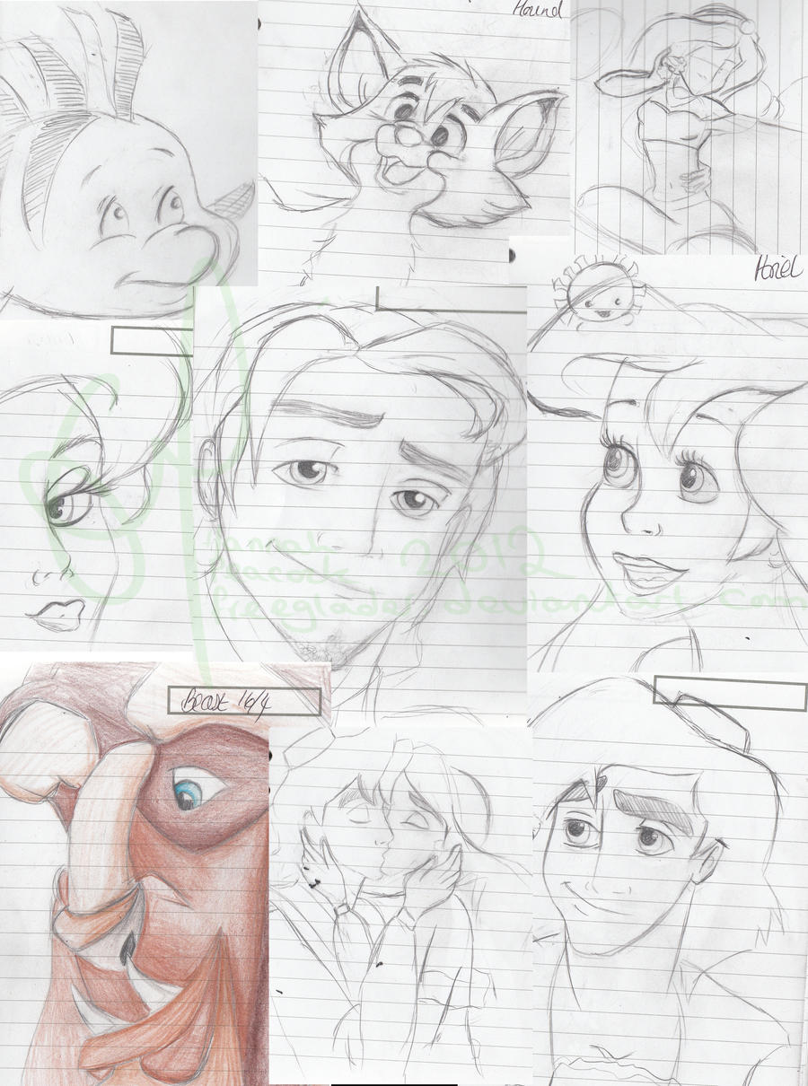 Disney sketch Dump