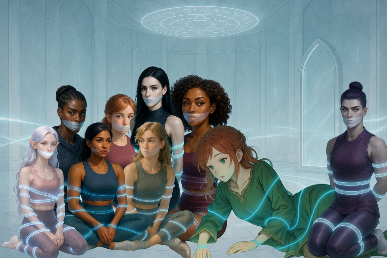 9 Females In Magical Ropes by OfficerSmith43 on DeviantArt