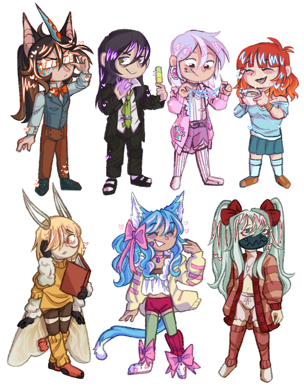 Chibi Filina Assortment Of Chibis by Lyunaire on DeviantArt