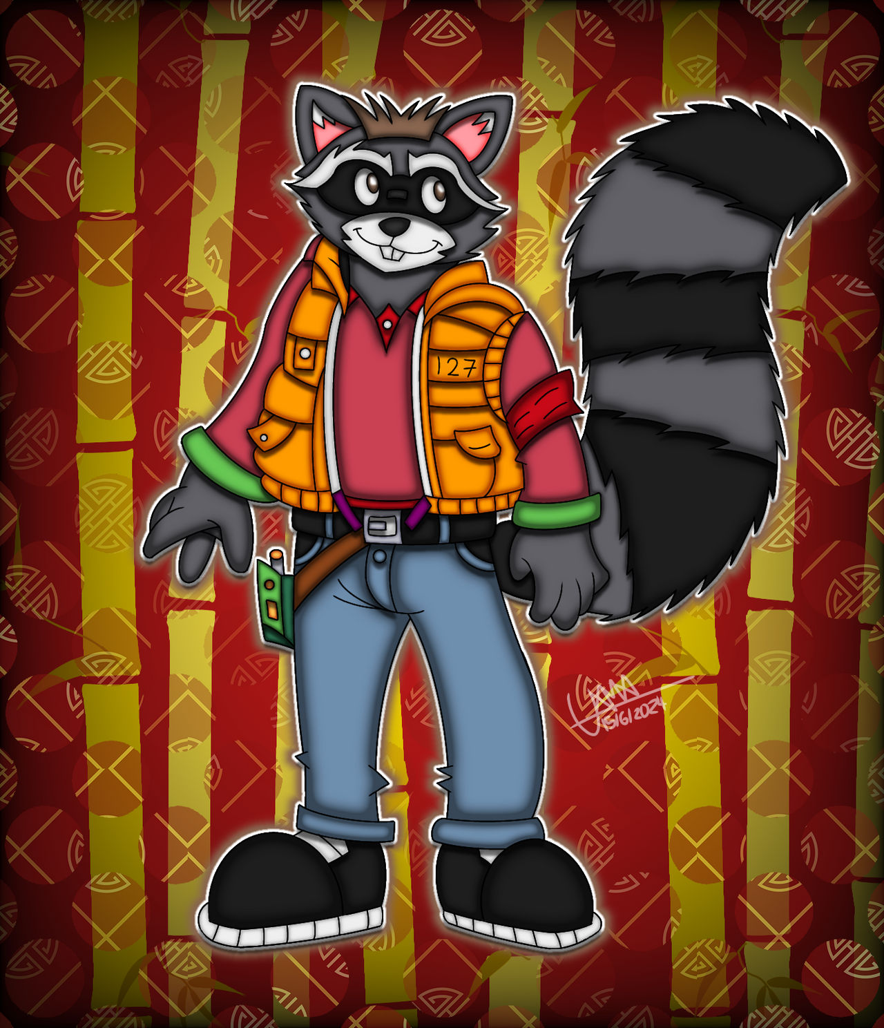 Raccoon Zack by UYagami9905 on DeviantArt