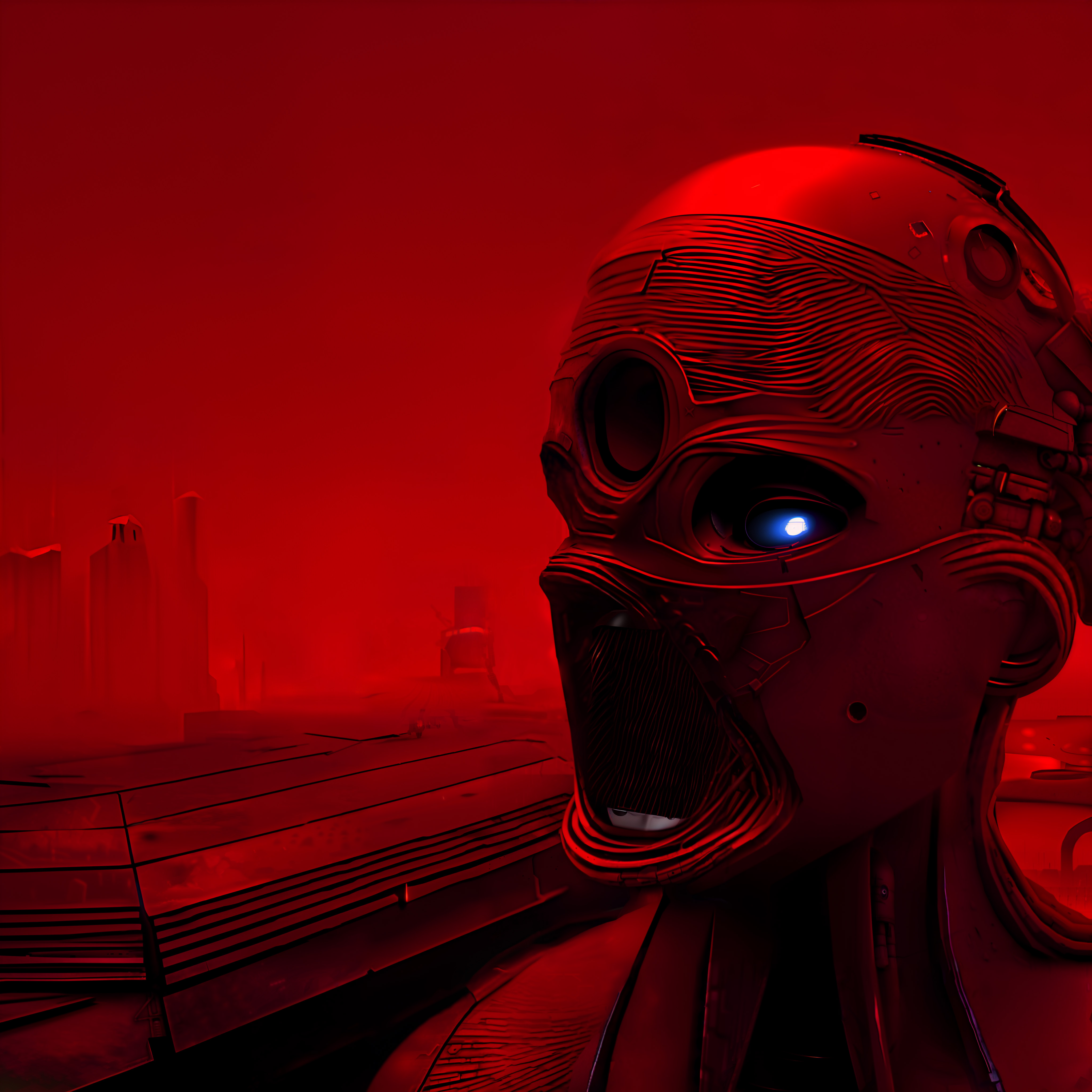 Dynostopia Red dystopia by xeruthos-AI on DeviantArt