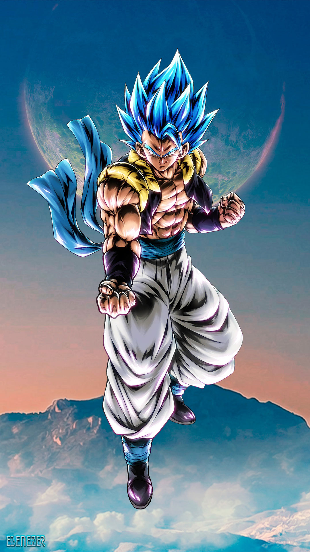 Gogeta SSJ Blue wallpaper phone by alvezfabricioXD on DeviantArt