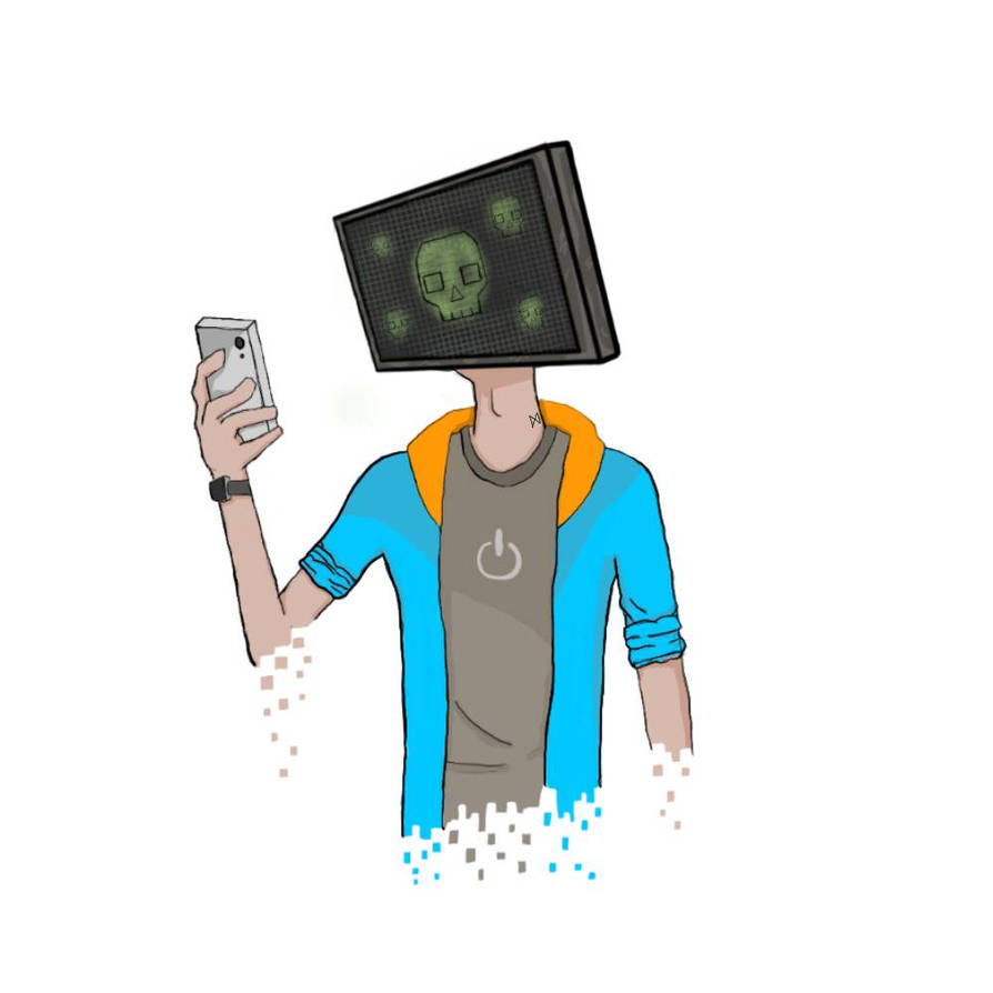 Computer Head Deviantart Tech head by Roninwolf94 on DeviantArt