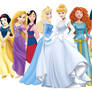 NEW Merida with the Disney Princesses