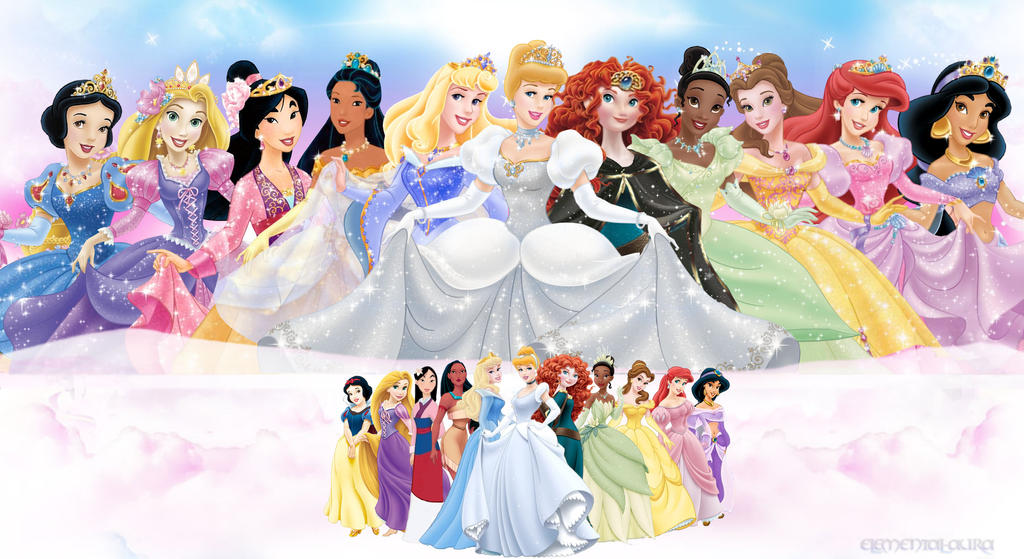 Diseny Infitinity Princesses 11 Official Disney Princesses by Elemental-Aura on DeviantArt