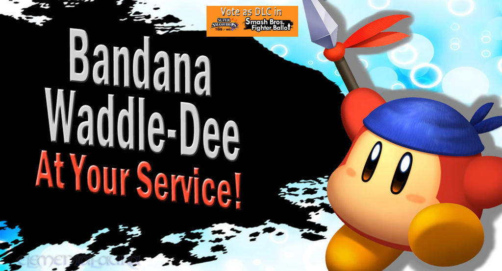 VOTE Bandana Waddle Dee for SSB4 DLC