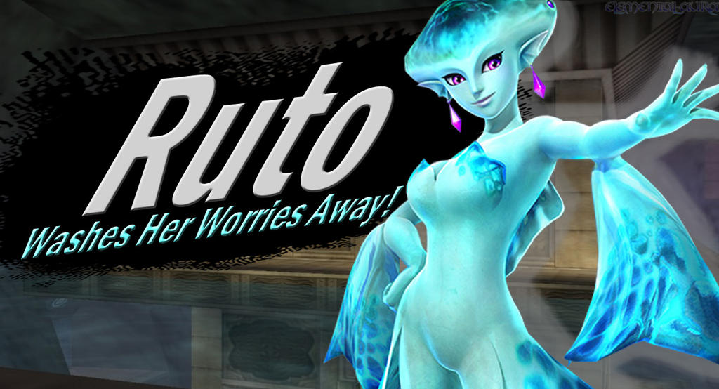 Elemental Guardian Princess Ruto Ruto SSB4 Request by Elemental-Aura on DeviantArt