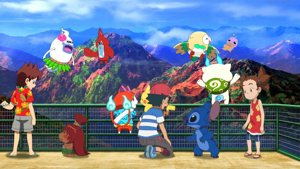 Hawaiian Anime Crossover by ElementalAura on DeviantArt