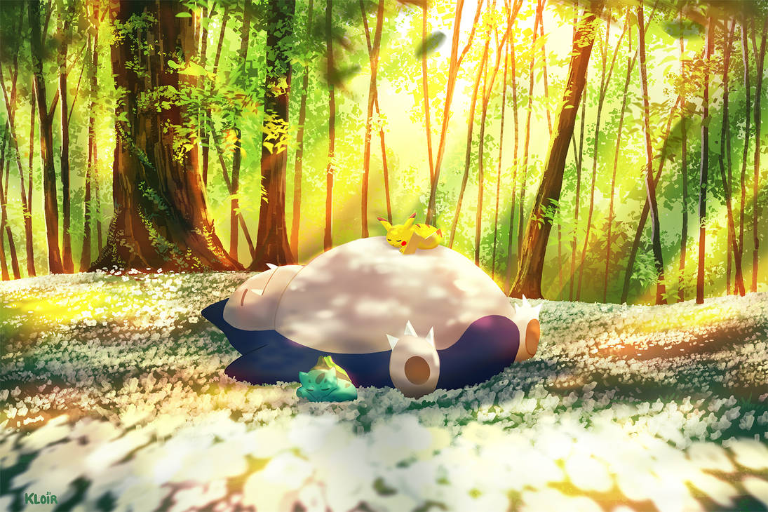 Pokemon Nap Time by kloir on DeviantArt