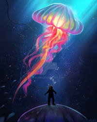 Vaporwave Jellyfish