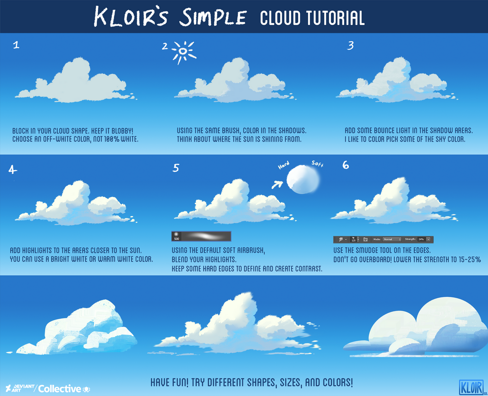 Simple Dloudds Simple Cloud Tutorial by kloir on DeviantArt