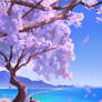 Cherry Blossom Cliff